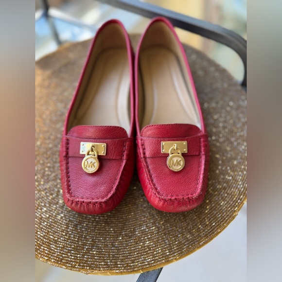 Michael Kors Red-Orange Shoes Size 7 - Picture 4 of 10